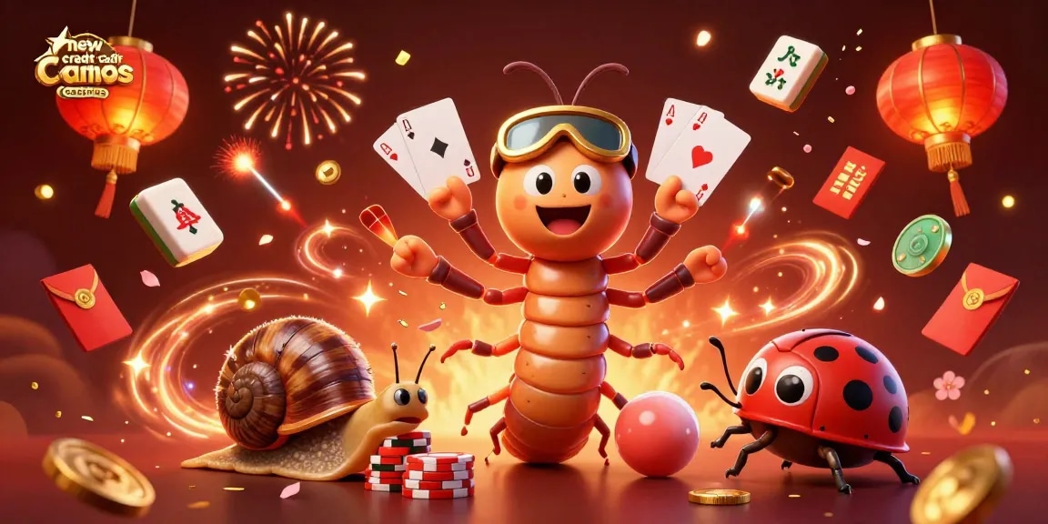 Experience the excitement of new credit card casinos with our vibrant 3D casino illustration showcasing top gaming elements.