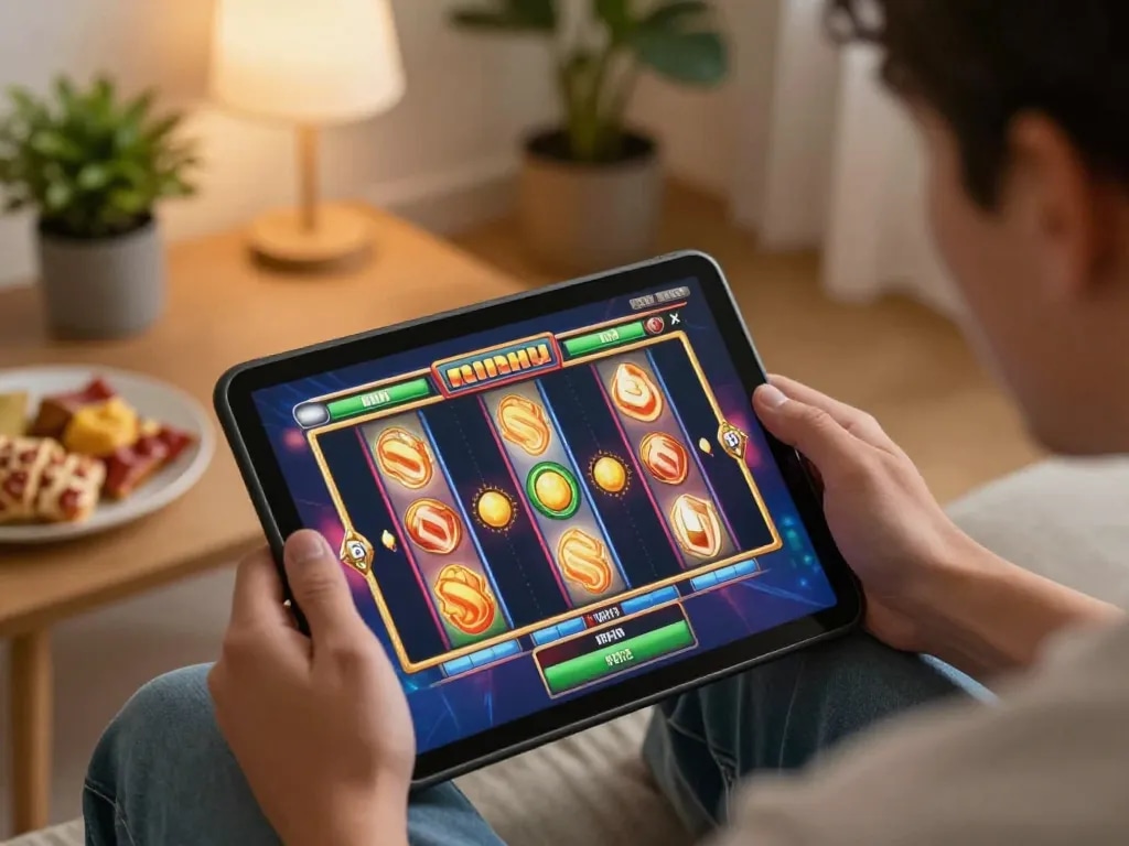 Nohu slot games offer thrilling online gameplay in a cozy home setting.