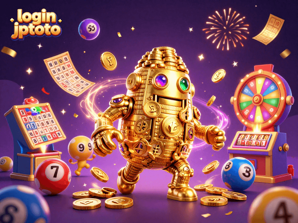 Win big today with login jptoto, featuring vibrant slot symbols and lottery games.