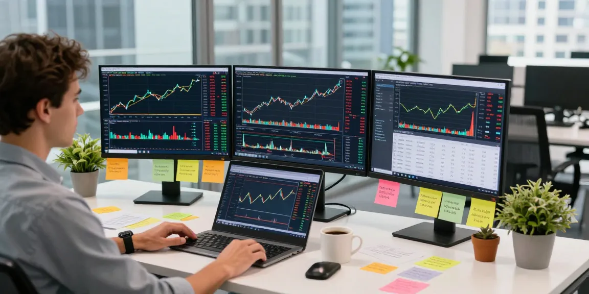 Trader dalam suasana profesional dengan trading terbaik kakakjudi dan grafik pasar terkini.