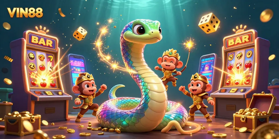 Experience the thrill of VIN88 with an explosion of slots, treasures, and magical elements captivating players.