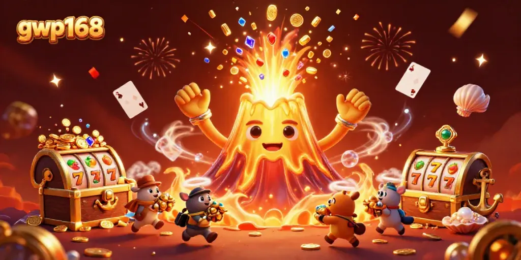 GWP168 menarik perhatian dengan jackpot slot berkilauan dan hewan penjelajah berlari mencari harta.