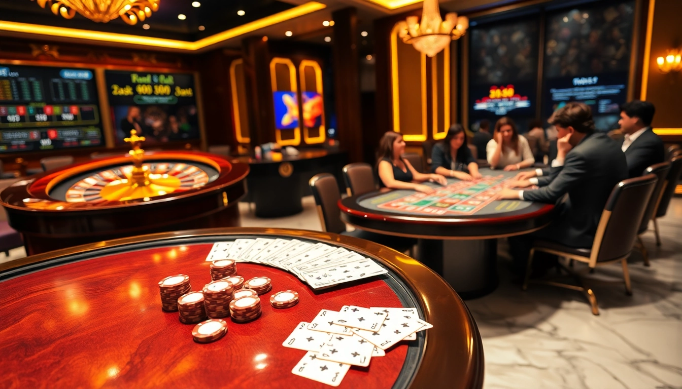 Engaging players at a luxurious gambling table inspired by https://xx88.day/ for an immersive casino experience.