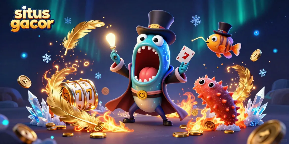 Engage with situs gacor in a captivating 3D casino scene showcasing vibrant characters and dynamic elements.