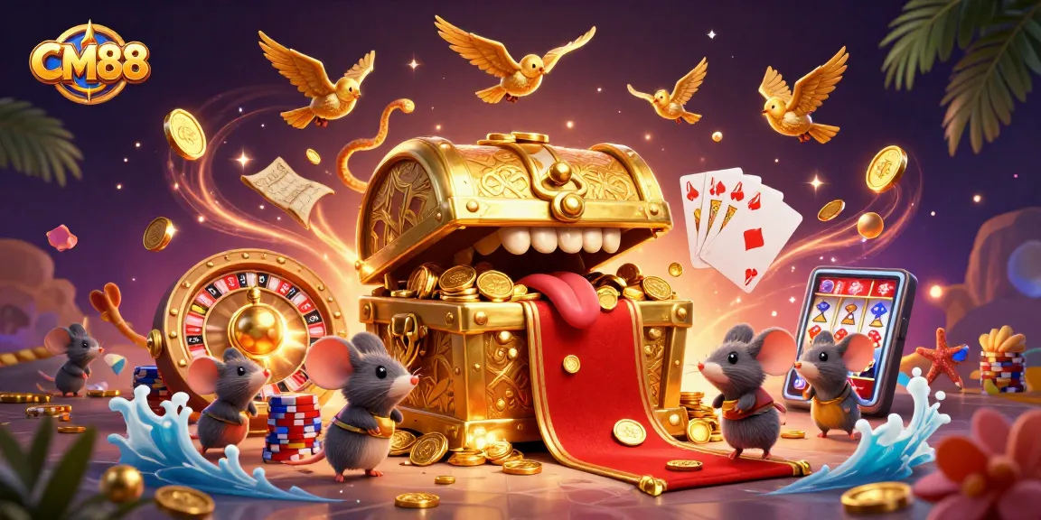 Win big at CM88 with a treasure chest of opportunities and golden game rewards!