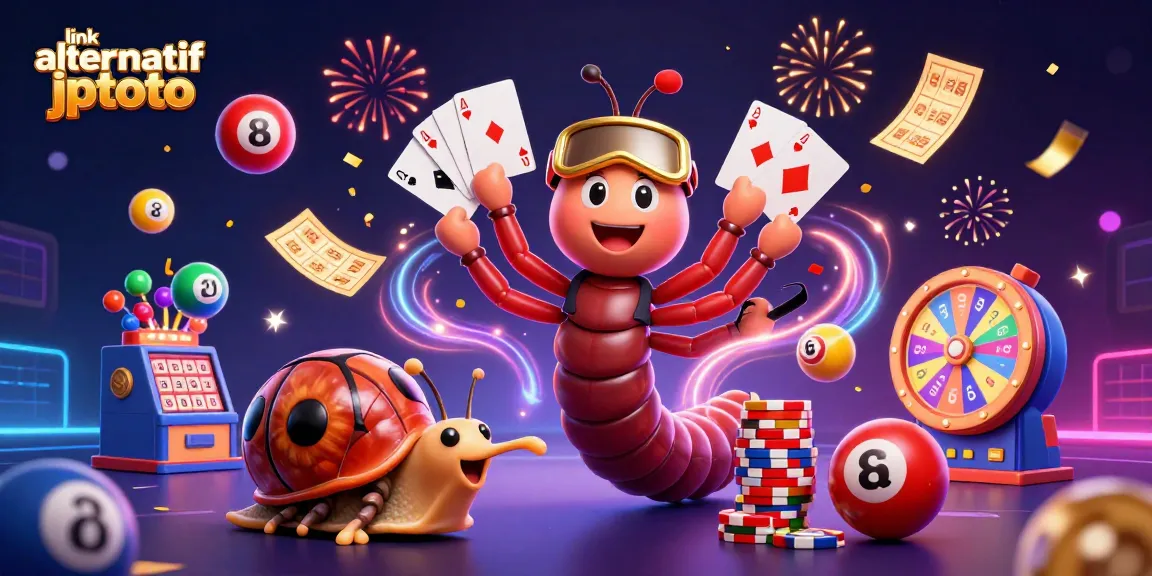 Engage with the exciting gaming world of link alternatif jptoto featuring lively characters and vibrant casino elements.