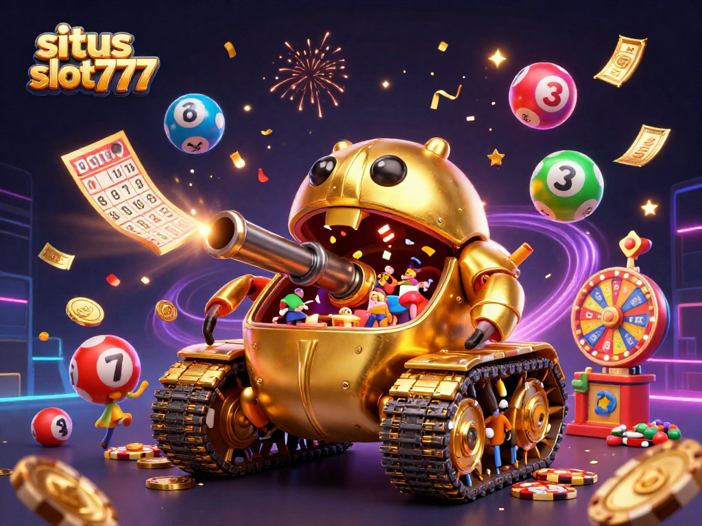 Engaging illustration featuring kasino activities with the situs slot777 theme, showcasing exciting gaming elements and dynamic visuals.