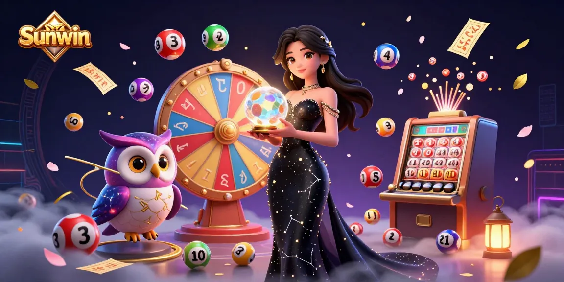 Engage in Sunwin's exciting lottery experience with vibrant games and mystical themes.