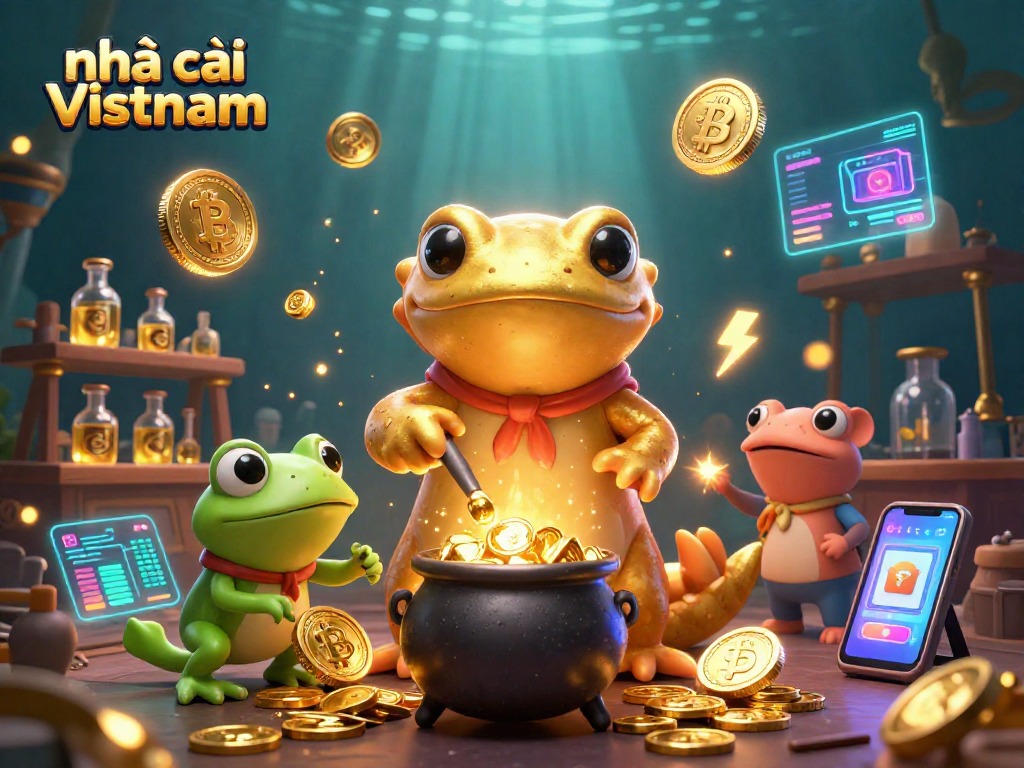 Nhà cái Vietnam cung cấp trải nghiệm cá cược sống động với alchemist và phụ tá trong bối cảnh casino 3D.