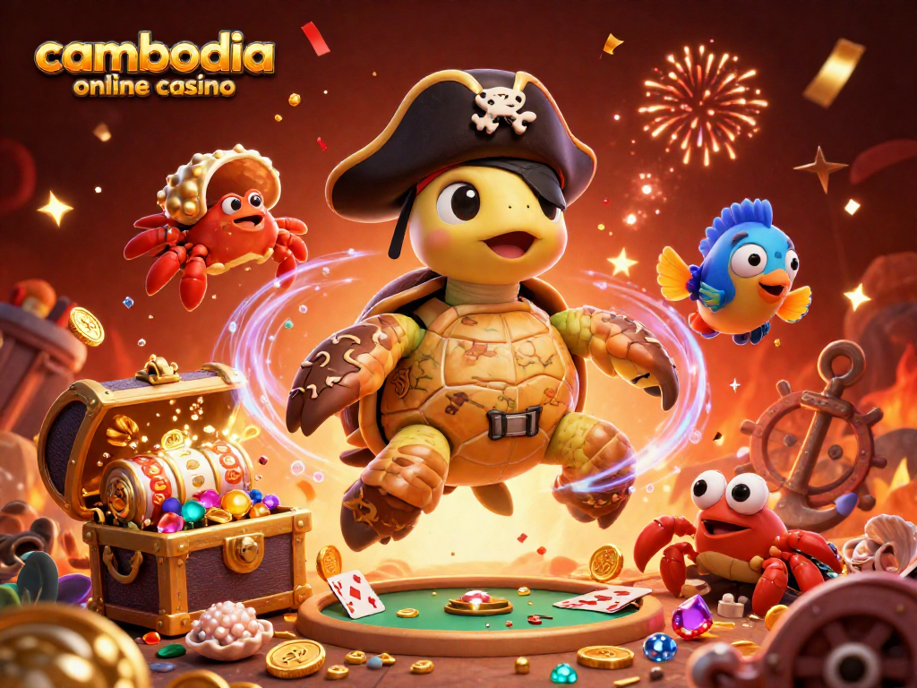 Experience engaging gameplay at cambodia online casino with vibrant 3D characters and casino elements.
