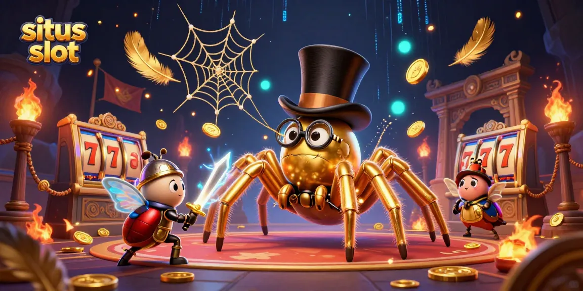 Visualisasi menarik dari situs slot dengan karakter unik dan elemen permainan memikat.