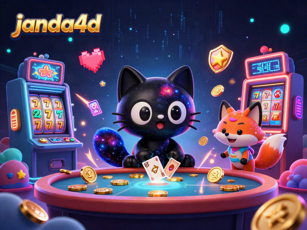 JANDA4D menyajikan suasana kasino yang imersif dengan karakter unik menghadirkan permainan slot