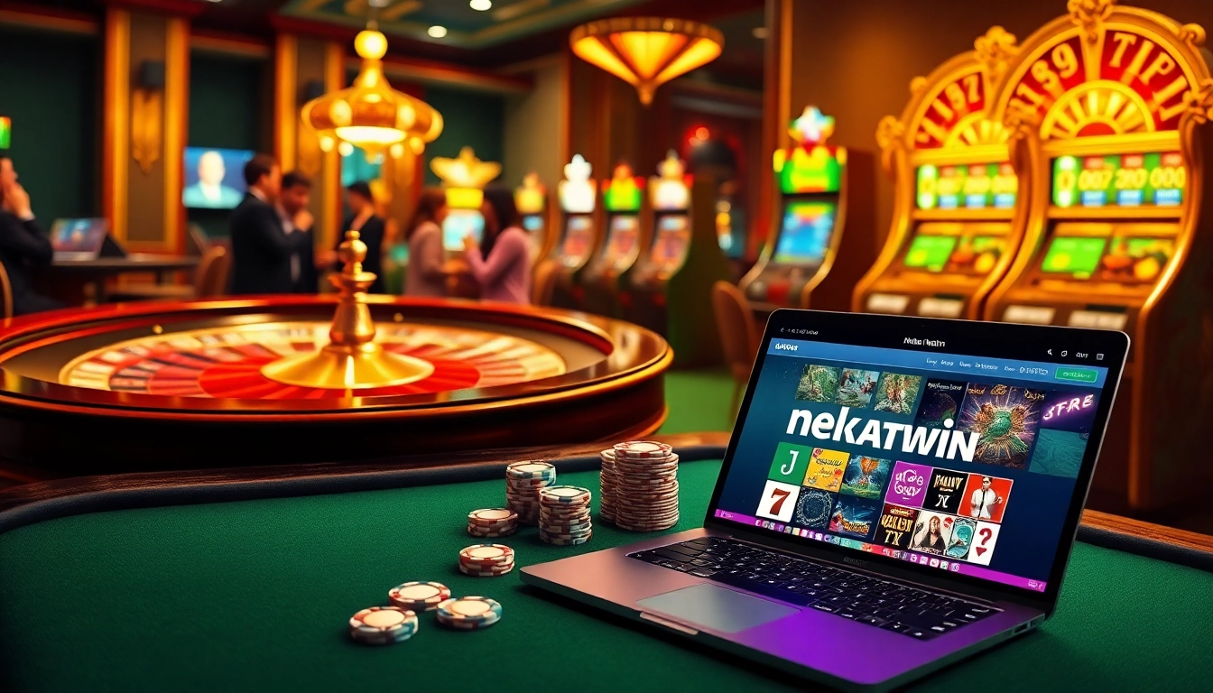 Experience the thrill of online gambling with link alternatif nekatwin featuring poker tables and slot machines.