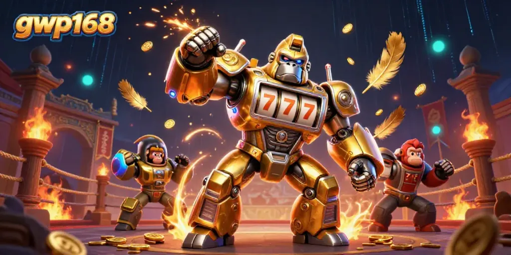 Menang besar di gwp168 dengan karakter gorilla emas transformer dan efek slot yang menakjubkan.