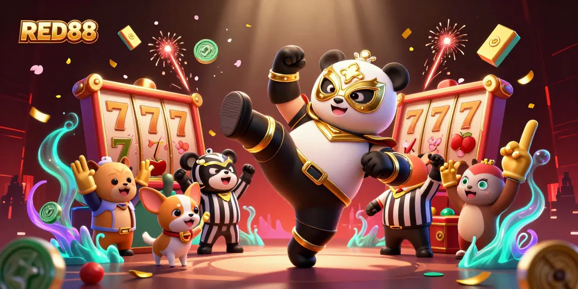 Place bets at RED88 with exciting slot reels and dynamic action featuring adorable characters.