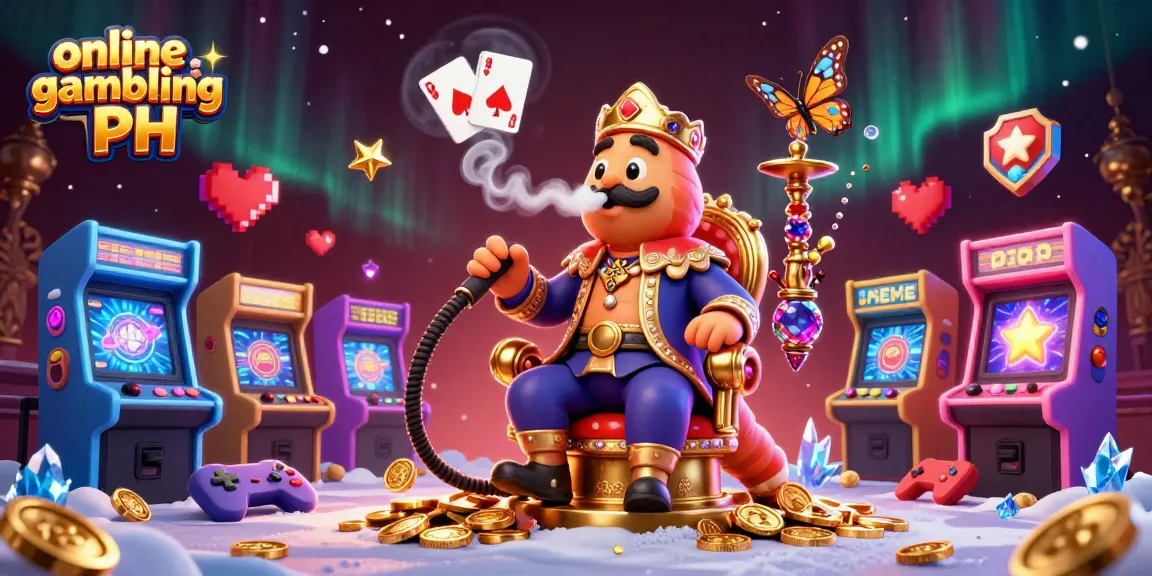 Engage in online gambling PH with a vibrant 3D illustration showcasing unique gaming elements.