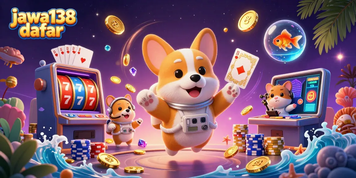 Daftar JAWA138, pemain menikmati jackpot dengan permainan mesin slot di kasino virtual yang menakjubkan.