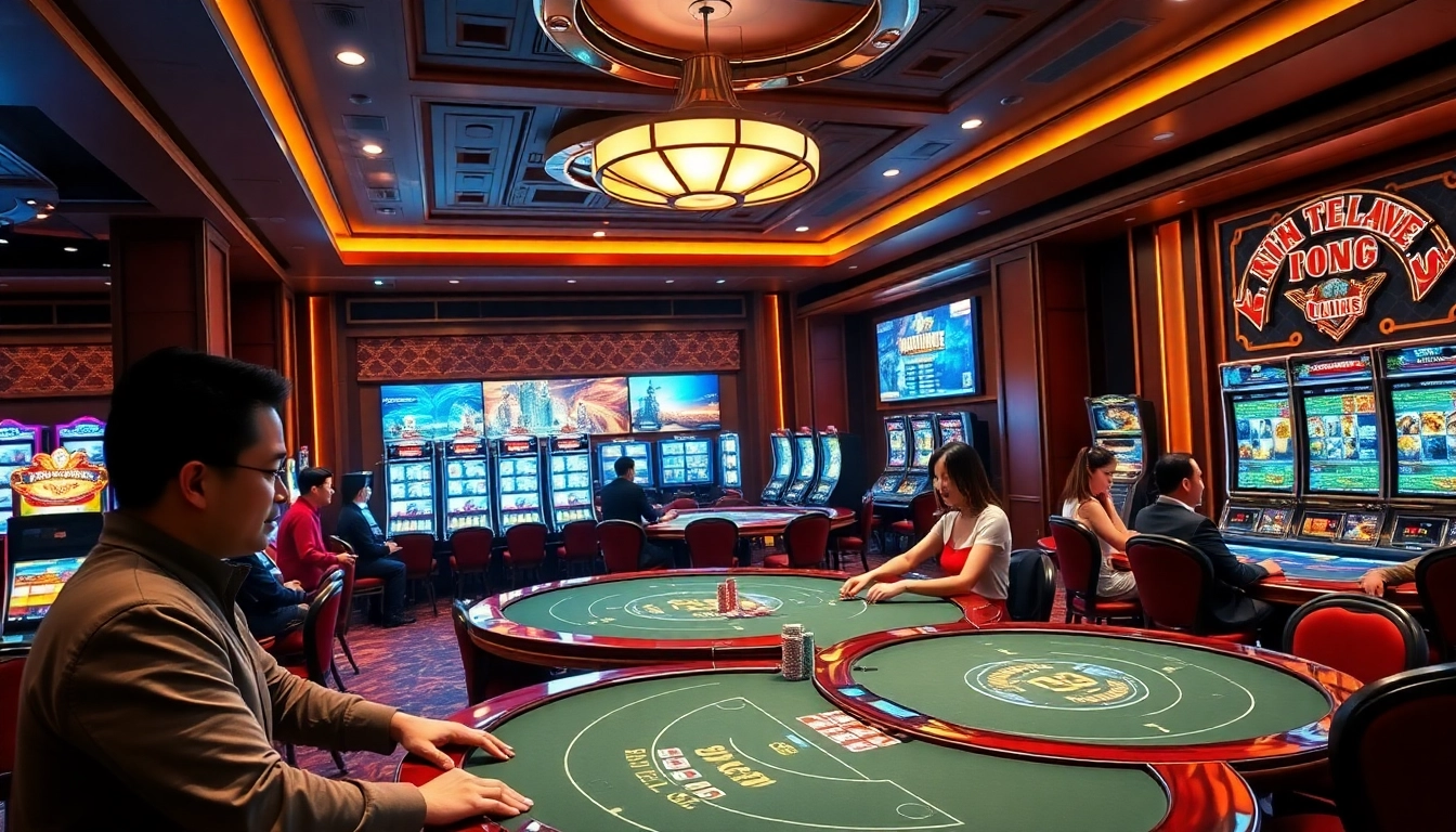 Players enjoying their time at 789club with thrilling poker and slot game sessions.