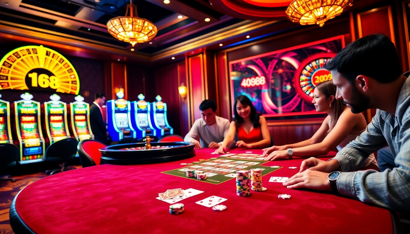 Experience thrilling gameplay at GO88 casino with vibrant tables and immersive betting action.
