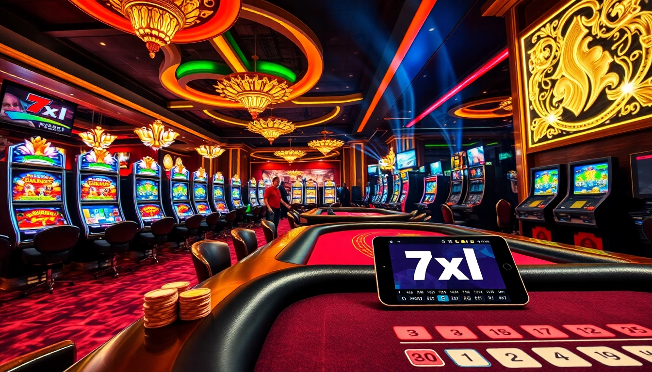 התחברו ל-7xl באווירה קזינו יוקרתית עם שולחנות תוססים ואלמנטים משחקיים אינטראקטיביים.