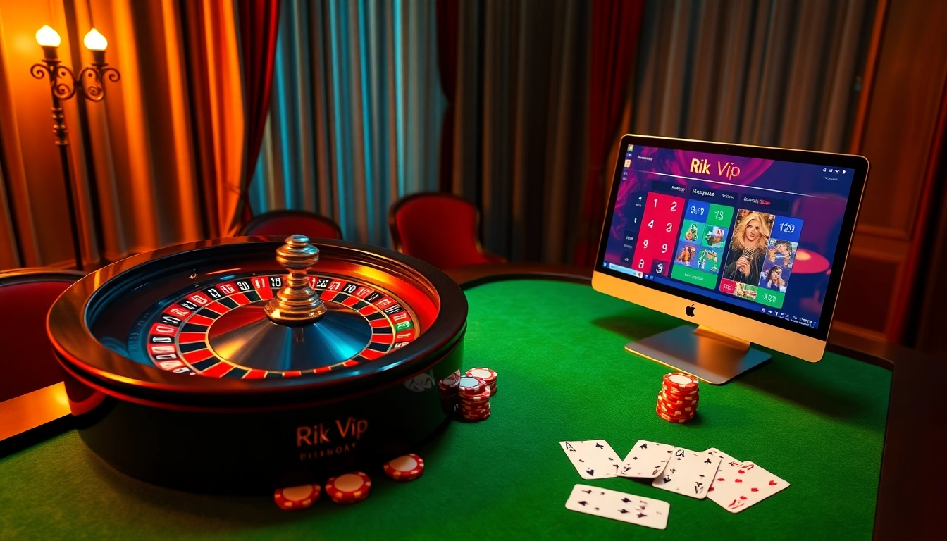 Experience the thrill of rik vip online gambling with vibrant roulette and poker games.